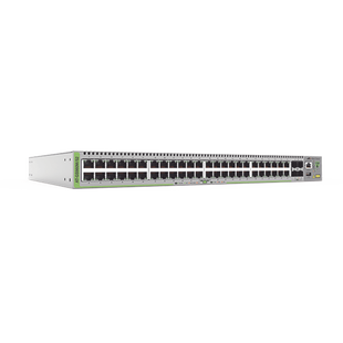 Switch Administrable CentreCOM GS980M, Capa 3 de 48 puertos 10/100/1000Mbps + 4 SFP Gigabit