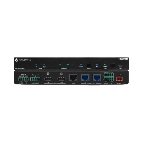 AMPLIFICADOR DE DISTRIBUCIÓN HDMI A HDBASET 4K HDR DE DOS SALIDAS