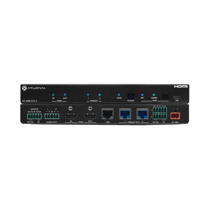 AMPLIFICADOR DE DISTRIBUCIÓN HDMI A HDBASET 4K HDR DE DOS SALIDAS