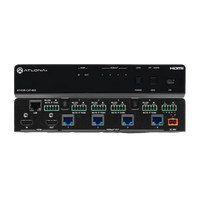 Amplificador de distribución de alto rango dinámico (HDR) con una entrada HDMI® y cuatro salidas HDBaseT™