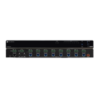 Amplificador de distribución HDBaseT 4K HDR de ocho salidas