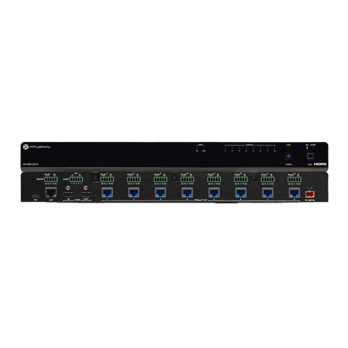 Amplificador de distribución HDBaseT 4K HDR de ocho salidas