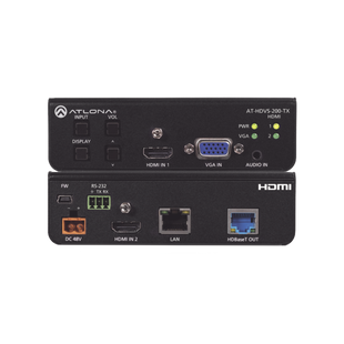 HDMI (2 INPUT) PLUS VGA SWITCHER ;  CONTROL ;  AND HDBASET OUTPUT (100 M)