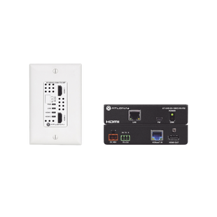 Placa de pared de dos entradas HDBaseT TX/RX para HDMI