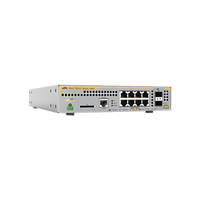 Switch Industrial-Lite PoE+ administrable capa 2 de 8 Puertos 10/100/1000 Mbps + 2 puertos SFP, 124 W