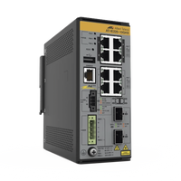 8x 10/100/1000T, 2x 1G/10G SFP+, Industrial Ethernet, Layer 2+ Switch, PoE++