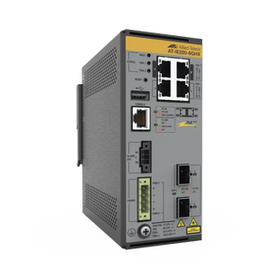 Switch Industrial L2+, Puertos 4x 10/100/1000T con PoE++, 2x 1G/10G SFP+, PoE++ (TAA)