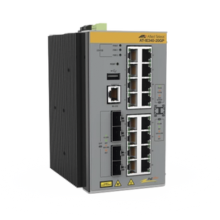 Switch Industrial Capa 3, 16x 10/100/1000T PoE+, 4x 100/1000X SFP (TAA compliant)