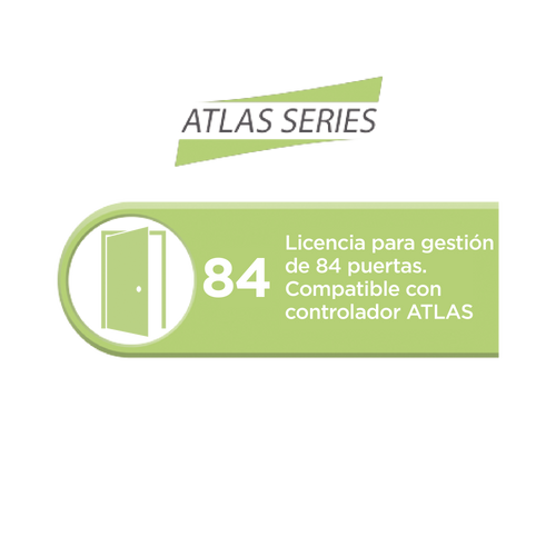 Licencia para 84 puertas compatible con controlador ATLAS
