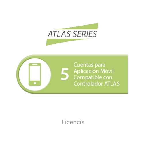 Licencia de 5 cuentas para aplicación Móvil compatible con controlador ATLAS