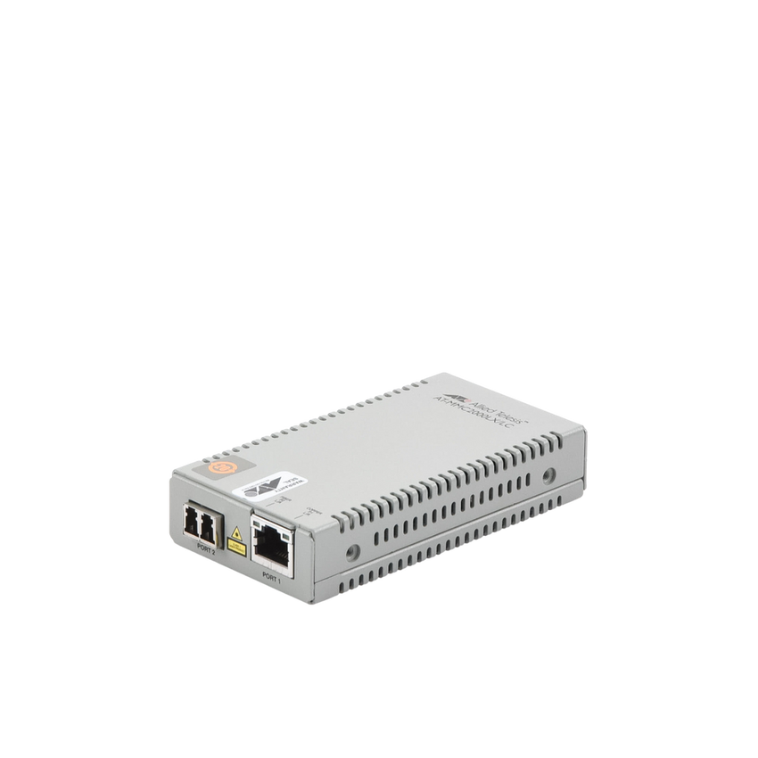 Convertidor de medios Gigabit Ethernet a fibra óptica, conector LC, monomodo (SMF), versión TAA (Trade Agreement Act), 10 km