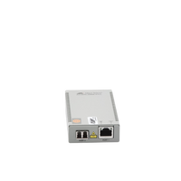 Convertidor de medios Gigabit Ethernet a fibra óptica, conector LC, monomodo (SMF), versión TAA (Trade Agreement Act), 10 km
