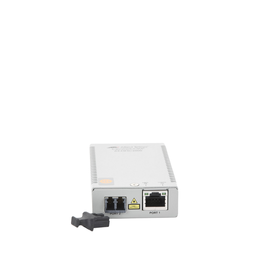 Convertidor de medios Gigabit Ethernet a fibra óptica, conector LC, multimodo (MMF), distancia de 220 hasta 500 m, con fuente de alimentación multi-región