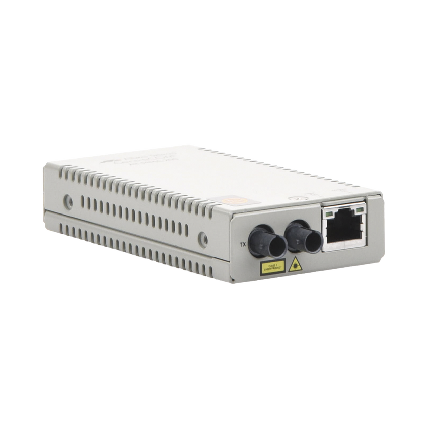 Convertidor de medios Fast Ethernet a fibra óptica, conector ST, multimodo (MMF), distancia hasta 2 km