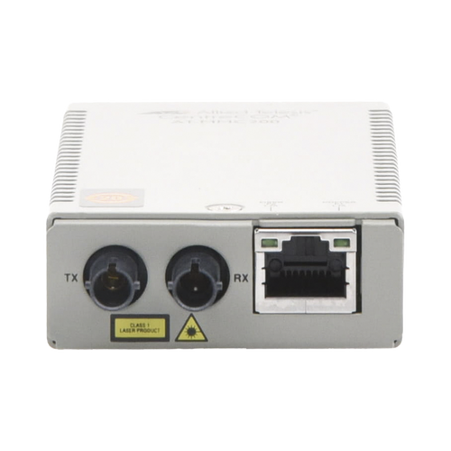 Convertidor de medios Fast Ethernet a fibra óptica, conector ST, multimodo (MMF), distancia hasta 2 km