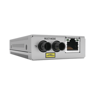 Convertidor de medios Fast Ethernet a fibra óptica, conector ST, multimodo (MMF), distancia hasta 2 km