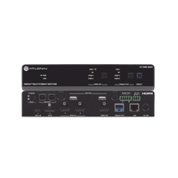 OMEGA Switch Matriz 4x2 de AV Multiformato con Entradas HDMI, USB-C y Display Port / Salidas HDMI y  HDBaseT / para Videoconferencia y Presentaciones