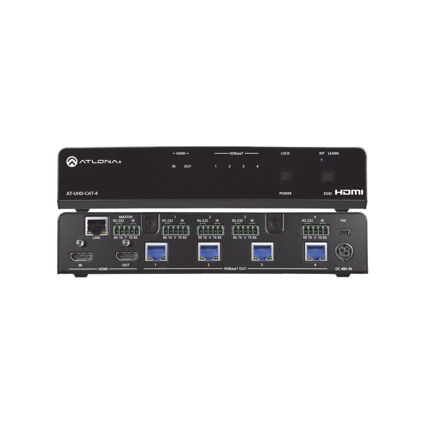 4K/UHD HDBASET HDMI 1 X 4 DISTRIBUTION AMPLIFIER