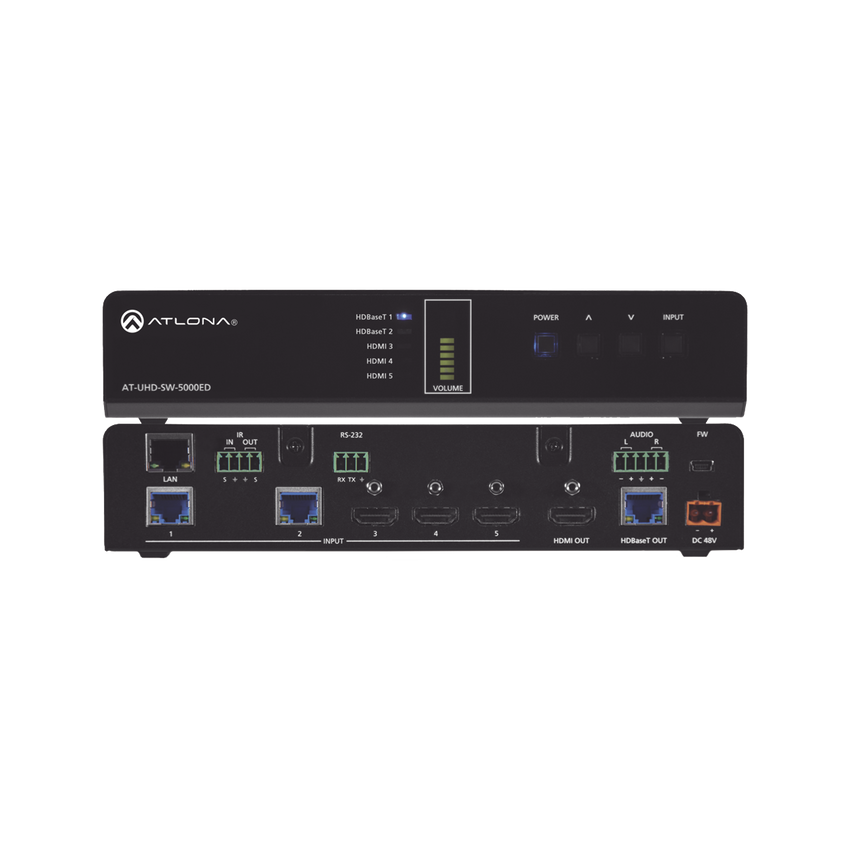 5 X 1 SWITCHER (2 HDBASET + 3 HDMI TO HDBASET/HDMI)