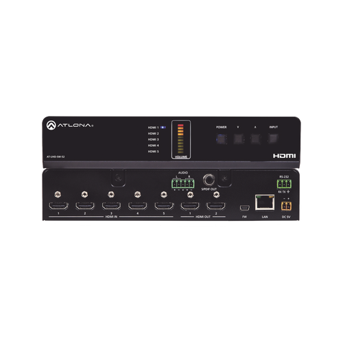 ATLONA 5 X 2 HDMI SWITCHER