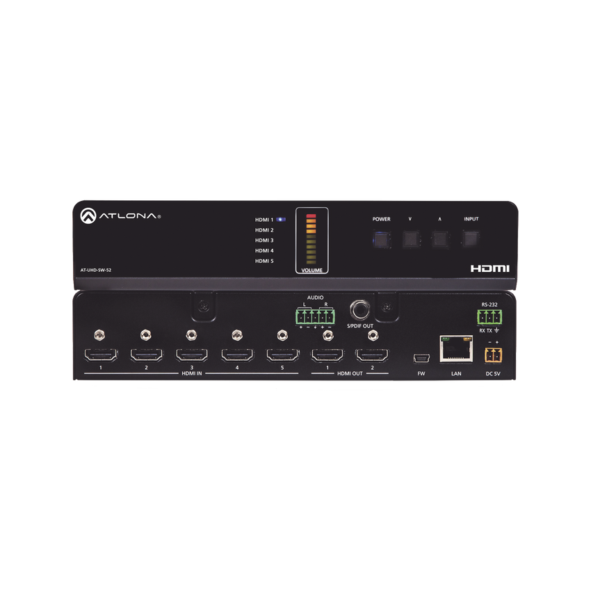 ATLONA 5 X 2 HDMI SWITCHER