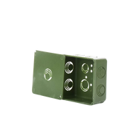 Caja Cuadrada y Tapa para Tubería PVC Conduit de 1".