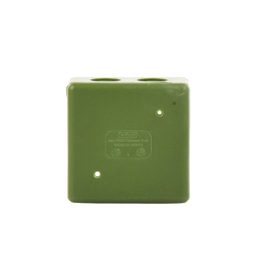 Caja Cuadrada de 1/2"  para Instalaciones de PVC Conduit Pesado.