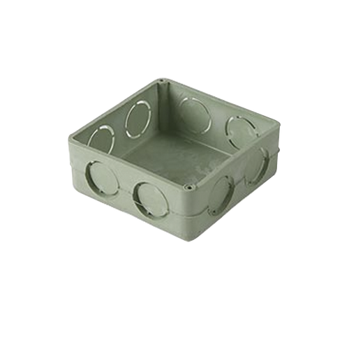 Caja Cuadrada de 1/2"  para Instalaciones de PVC Conduit Pesado.
