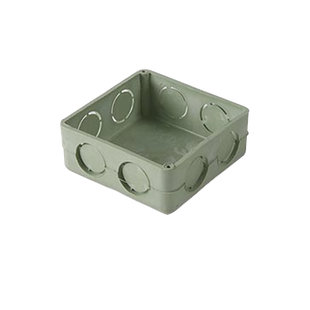 Caja Cuadrada de 1/2"  para Instalaciones de PVC Conduit Pesado.