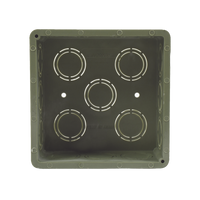 Caja Cuadrada  de 1/2" - 3/4" para PVC Conduti Pesado.