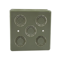 Caja Cuadrada  de 1/2" - 3/4" para PVC Conduti Pesado.