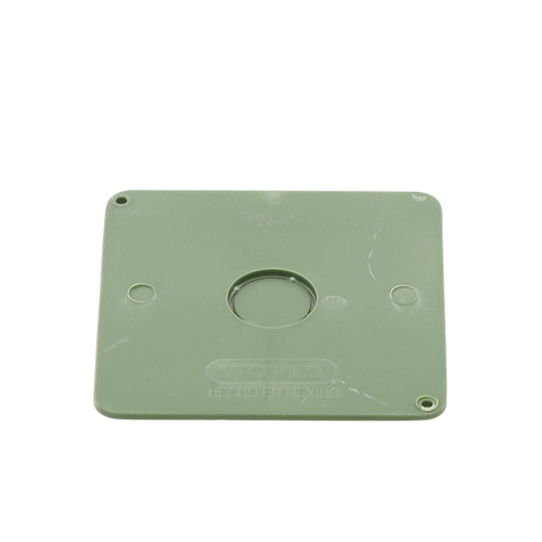 Tapa para Caja Cuadrada de 4 " para instalaciones con tubería PVC Conduit pesado.