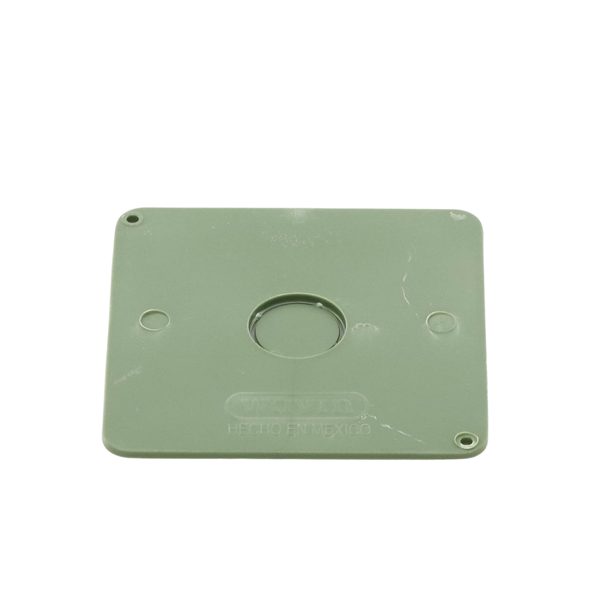 Tapa para Caja Cuadrada de 4 " para instalaciones con tubería PVC Conduit pesado.