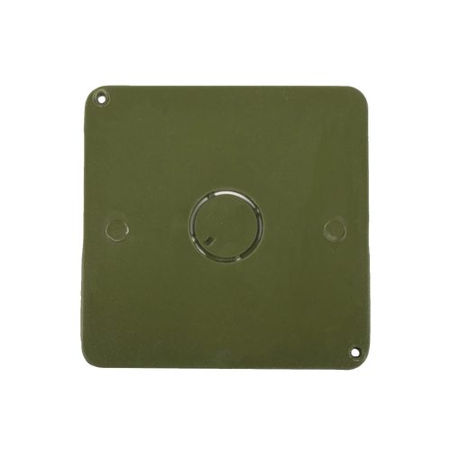 Tapa para Caja Cuadrada de 4 " para instalaciones con tubería PVC Conduit pesado.