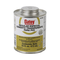 Cemento Claro de 236 ml para Tubo Conduit PVC Pesado.