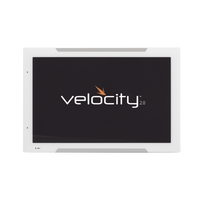 Panel táctil de programación Velocity de 8″ / Iluminación LED en bisel para programación de salas y control AV / Color blanco