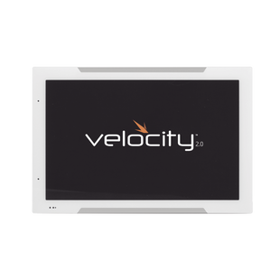 Panel táctil de programación Velocity de 8″ / Iluminación LED en bisel para programación de salas y control AV / Color blanco