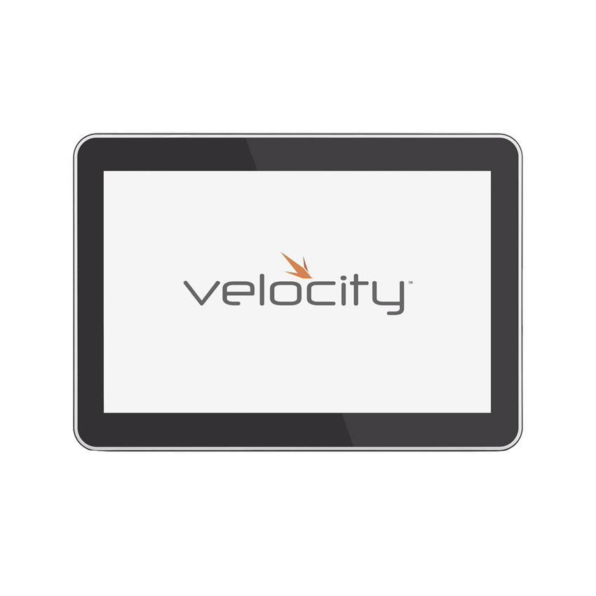 Panel táctil Velocity de 10″ / Versátil / Iluminación del bisel / Montaje flexible