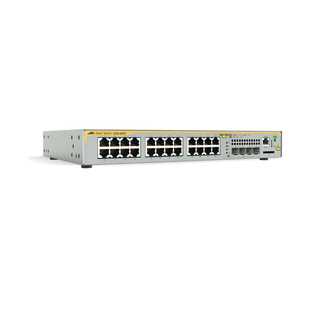 Switch Administrable Capa 3, 24 puertos 10/100/1000 Mbps + 4 puertos SFP Gigabit