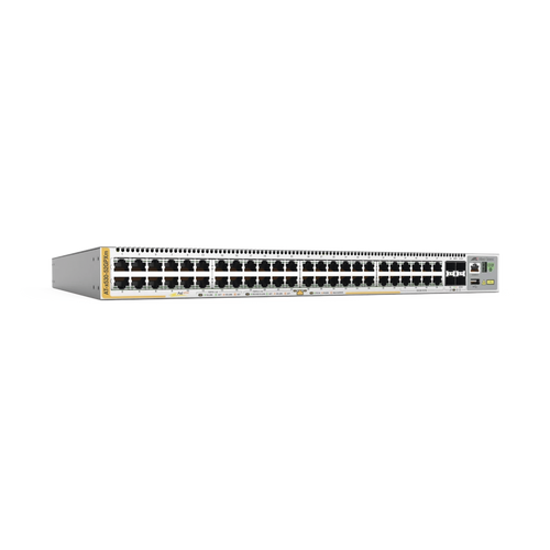 Switch PoE+ Stackeable Capa 3, 40 x 10/100/1000 Mbps + 8 x 100M/1/2.5/5G Multigigabit, 4 x SFP+ 10 G, hasta 720 W, fuente redundante