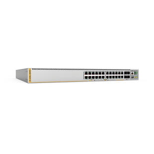 Switch Inteligente Empresarial para Distribución,  PoE+, Stackable, Capa 3, 24 puertos Gbps + 4 puertos SFP+ 10 G, 740 W, Doble fuente PSU, Serie x530L