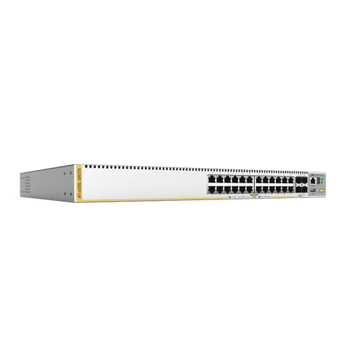 Switch L3 Stackable, 24x 10/100/1000-T, 4x SFP+, Fuente redundante integradas (TAA compliant version)