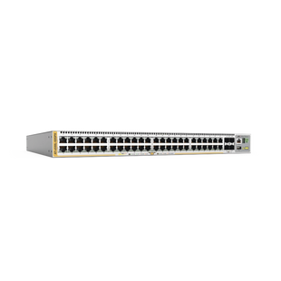 Switch L3 Stackable, 48x 10/100/1000-T PoE+, 4x SFP+, Fuente redundante integradas 740 Watts (TAA compliant version)