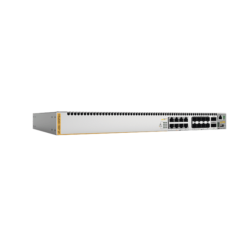 Switch Stackeable Inteligente Capa 3, 8 puertos 1 G / 2.5 G / 5 G / 10 G BaseT PoE+, 8 puertos 1 G / 10 G SFP+ y 2 puertos 40 G QSFP, 240 W