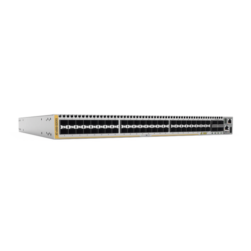 Switch Stackable Capa 3, 48 puertos 1/10G SFP+, 4 puertos 40/100G QSFP28 slot + 2 PSU