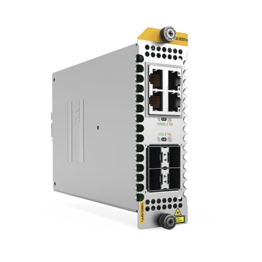 Modulo de expansion 4 x 1G/2.5G/5G/10G (RJ45), 4 x 1G/10G SFP+,P/ Series x950/SBx908