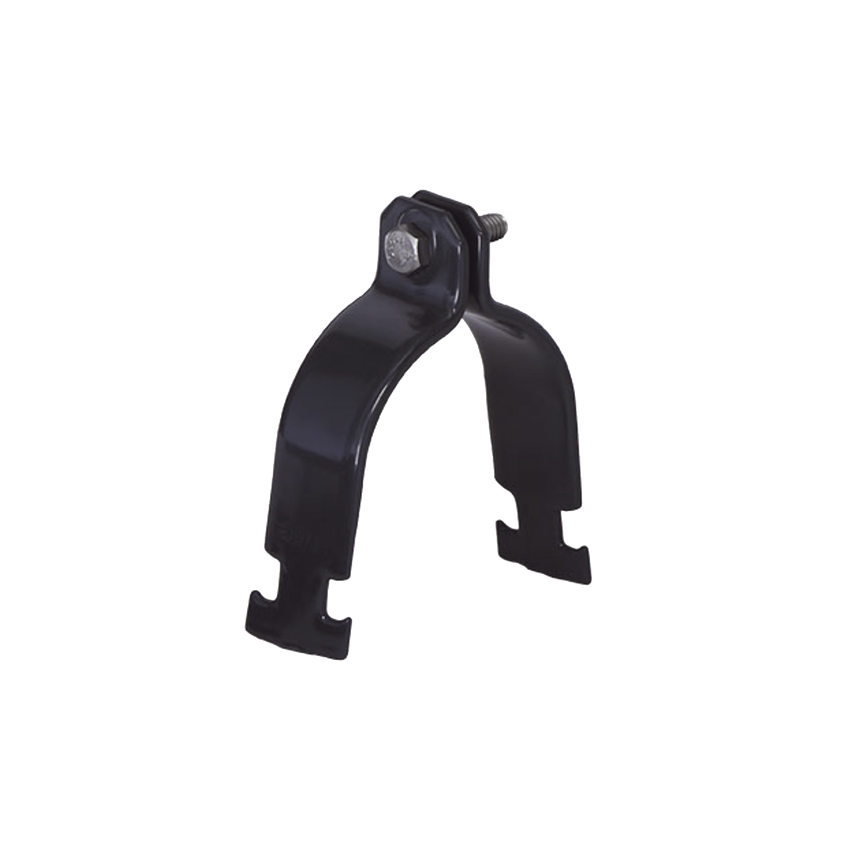 Abrazadera Unicanal con Recubrimiento de PVC de 4" (101 mm).