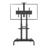Soporte de Pantalla con Ruedas / Compatible con Monitores de 55"a 90" / Base para Colocar Accesorios Adicionales / Vesa 200*200 - 800*500/ Carga máxima: 90.9Kg (200Lbs)