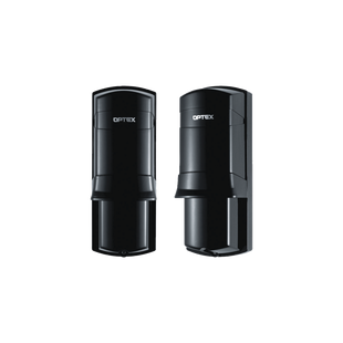 Barrera fotoelectrica de 100 metros con la mejor tecnologia de deteccion de patrones para reducir falsas alarmas / Alámbrico / 2 rayos / compatible con cualquier panel de alarma