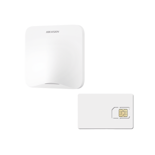 (AX HOME) KIT de Alarma AX HOME / Incluye: 1 Hub con batería de respaldo / 1 año de Servicio de Datos 600MB / Wi-Fi / 3G/4G / Compatible con Hik-Connect P2P